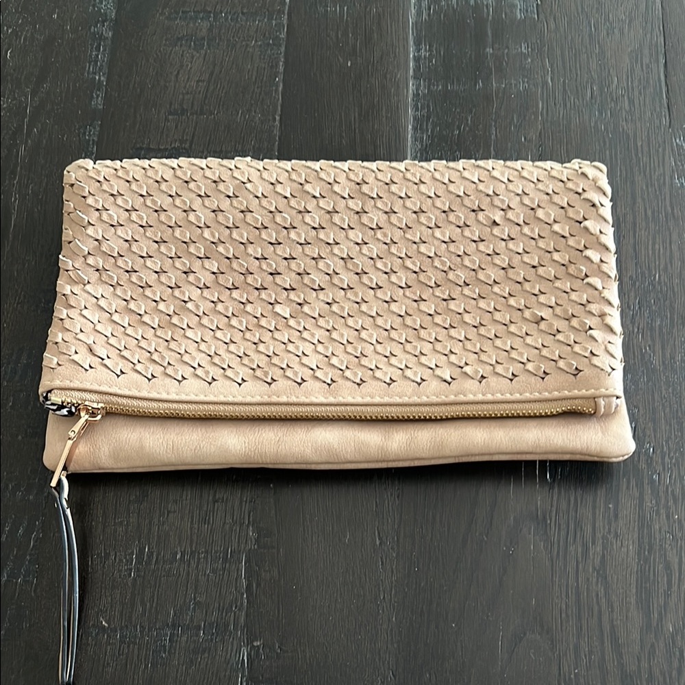Elegant Tan Clutch